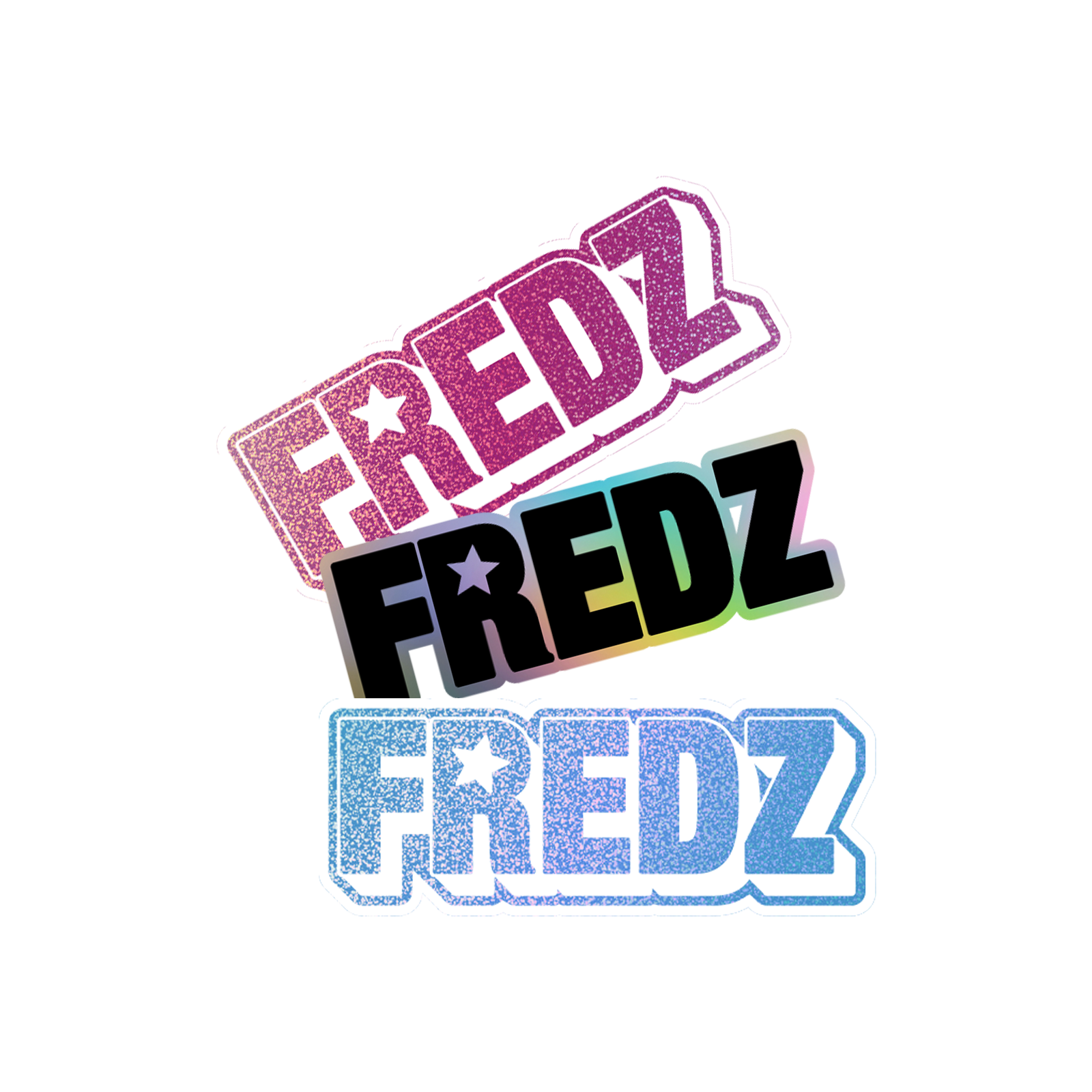 Stickers holographiques - set de 3