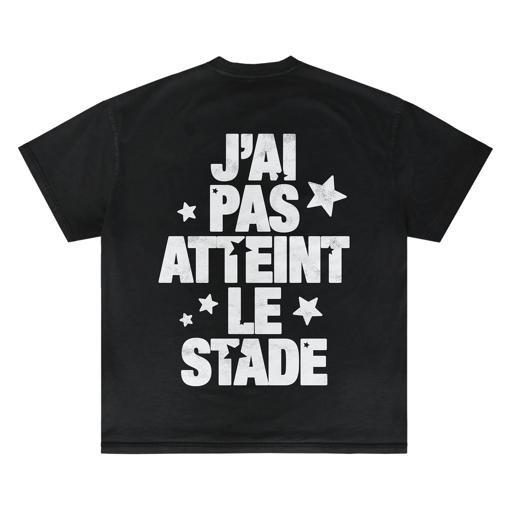 T-shirt "Le stade" (Noir)