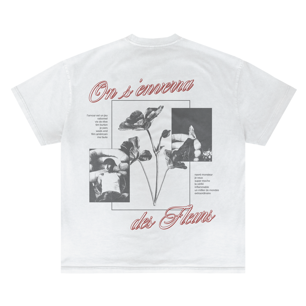 T-shirt "On s'enverra des fleurs"